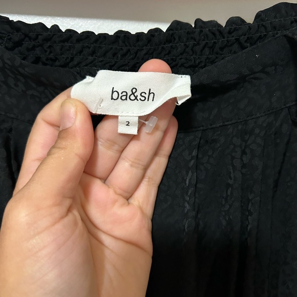 BA&SH Jacko black pant - Picture 5 of 6